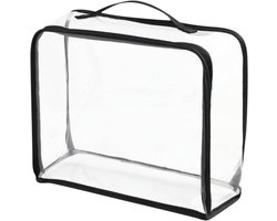Transparante kledingopbergzakken, plastic opbergzakken Geschikt voor dekens, opvouwbare kledingkastorganizers met ritssluiting, opbergdozen Geschikt voor kledingkasten (Geschikt voor beddengoed, dekbedden, quilts)