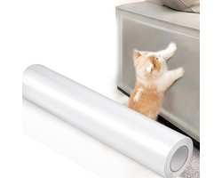 Transparante Meubelbeschermer Serie - Bank Beschermfolie - Krab Bescherming Voor Katten - Honden Veilig - Plakfolie Meubel Bescherming - 45x500 Cm - Geurloos - Eenvoudig Aan Te Brengen