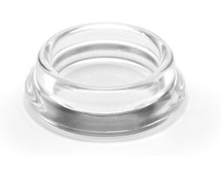 Transparante Meubelonderzetters 4 Stuks - Rond - 30mm - Vloerbescherming voor Meubels met Wieltjes
