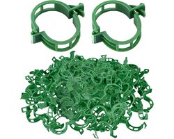 Transparante Plantenclips - Tomatenklemmen - Ondersteuning voor klimplanten - Voor tomaat/druif/komkommer - Tuinwerk - Hobbytuinders - Transparant - 300 stuks