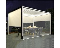 Transparante Rolblind - Waterdicht Gordijn - Buiten Bescherming - Duurzaam PVC Materiaal - 90x140cm - Helder