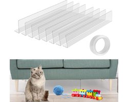 Transparante speelgoedblokkering voor meubels - set van 8 - PVC-bankbescherming