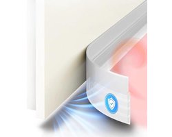 Transparante Tochtstrip voor Deuren - Zelfklevende Afdichting voor Energiezuinig Wonen - Koudewering Onderkant Deur