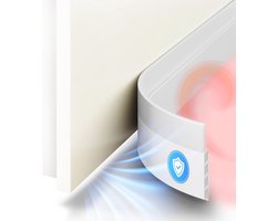 Transparante Tochtstrip voor Deuren - Zelfklevende Afdichting voor Energiezuinig Wonen - Koudewering Onderkant Deur