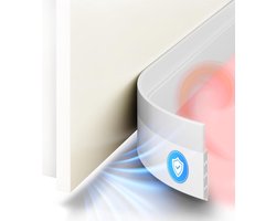 Transparante Tochtstrip voor Deuren - Zelfklevende Afdichting voor Energiezuinig Wonen - Koudewering Onderkant Deur