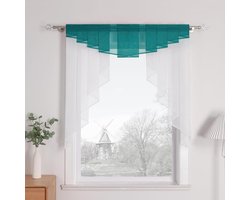 Transparante Voile Gordijn - Lichte Kwaliteit - 1 stuk - 100% Polyester - 80x80 cm
