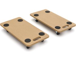 Transportdolly / Hondje 200 kg, 2 stuks Meubelroller / Verhuis trolley / Transport trolley / Transportroller