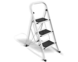 Trapladder met 3 Treden - Antislip Metaal