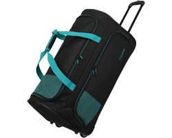 Travelite Basics Fresh - Reistas met wielen 89L 71 cm (zwart/petrol)