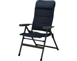 Travellife Barletta Campingstoel Comfort Blauw Model 2022 - Ventilerend en weerbestendig Airmesh - Tot 120 kg draagvermogen - Trendy en compact