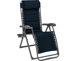Travellife Barletta Relax Stoel - Blauw / Donkergrijs
