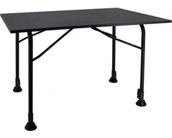 Travellife Barletta tafel Ultra 120 Antraciet - Exteriolit tafelblad - In hoogte verstelbaar - Lichtgewicht en compact inklapbaar