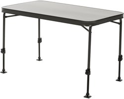 Travellife Campingtafel Alba 115x70 Aluminium grijs - Water- en uv-bestendig - Kras- en hittebestendig - Inclusief draagtas