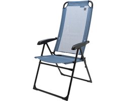 Travellife Como Camping Standenstoel - Compact opvouwbaar - Rugleuning verstelbaar in 6 standen - Water- en uv-bestendig
