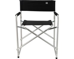 Travellife Iseo Regisseur Campingstoel Zwart - Weerbestendig - Comfortabele Vulling - Compact Opvouwbaar