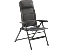 Travellife Lago Camping Standenstoel Comfort stormy grey - Verstelbaar in 7 standen - Water- en uv-bestendig