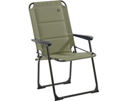Travellife Lago Campingstoel Compact Moss Green - Comfortabele vulling - Water- en uv-bestendig - Inclusief inklapbeveiliging