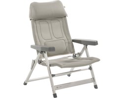 Travellife Lucca standenstoel Lounge cool grey - 3D air mesh bekleding - Lage zithoogte - Water- en uv-bestendig