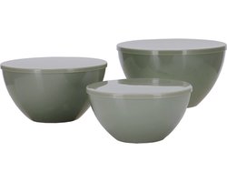 Travellife Palma Schalen Set Green 6-delig met keramiek look