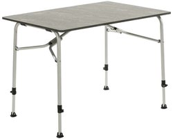 Travellife Sorrento Campingtafel honeycomb dark grey 100 x 70 - Stabiel en lichtgewicht frame - Draagtas inbegrepen