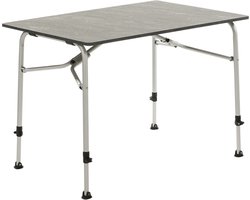 Travellife Sorrento Campingtafel Honeycomb dark grey 100x70 - Kras- en hittebestendig - Extreem lichtgewicht - Inclusief draagtas