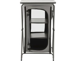 Travellife Toledo opbergkast opvouwbaar laag dark grey