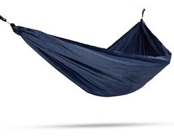 Travelnet Hangmat L240 x B140 - Blauw- 1 persoons