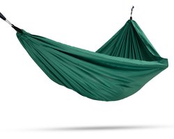 Travelnet Hangmat L240 x B140 - Groen- 1 persoons