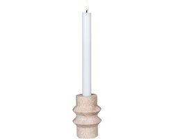 Travertin Kaarshouder - Natuurlijk Decor - House Nordic - Kaarsenhouders - Beige - Steen