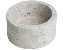 TRAVERTINE KOM CNR-014 | Ø9,5X5,0 CM