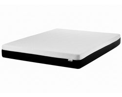 TREASURE - Schuimmatras - Zwart/Wit - 160 x 200 cm - Latex