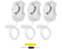 Trekkoord lichtschakelaar 2 Amp Side Action Trekkoord Schakelaar Mini Trekkoord Schakelaar Licht Trekschakelaar Aan/Off Koord Trekschakelaar voor Plafondlamp