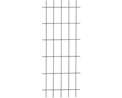 trellis - 150 x 60 cm - metaal - klimplanten - zwart