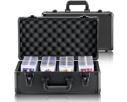Trendique - Opbergbox - Opbergdoos - Opbergboxen - Opbergbox met vakjes - Kaarten opbergdoos - Cardbox - Card storage box - 108 Kaarten