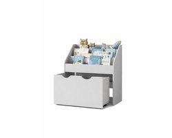 Trendique - Opbergkast - Speelgoedkast - Opbergkast speelgoed - Speelgoedkast kinderen - Speelgoed kast - Boekenkast - Kinderboekenkast