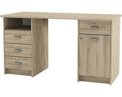 Trendmeubel - Bureau - 135 cm - Eiken Kleur