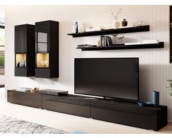 Trendmeubel - Hoogglans BESTÄ Tv Meubel Set - Opbergcombi - Vitrine kasten - 5 deuren
