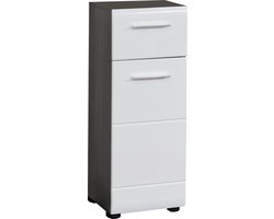 Trendteam-Opbergkast-Line-staand-wit-en-mistig-zilverkleurig
