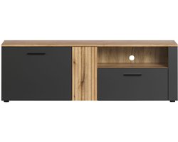 trendteam tv-lowboard Esteban antraciet BHT 150 x 50 x 42 cm