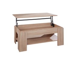 Trendteam - Universal CT 139 - Bijzettafel met uitklapplaat - Eik