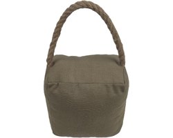 Trendy Deurstopper MAHAR - Taupe - 15 x 12 x 16 cm - Deurstop - Interieur - Huis - Inrichting - Design