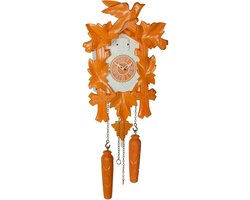 Trenkle - 350-20_QM_orange-wit - Koekoeksklok - kwarts - Kuckulino Color Edition