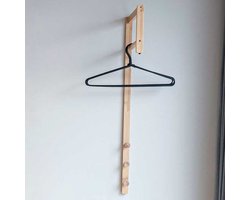 Trento Natuurlijk Bamboe Kledingrek - House Nordic - Wandkapstokken - Bruin - Hout