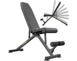 Trex Sport TX-150B - Verstelbare fitnessbank - Voor bankdrukken - Inklapbaar - 150 kg