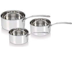 Tri-Lux Sauspan Set 3-delig 16-18-20 cm Roestvrij Staal