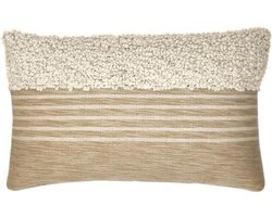 Tribal off white cushion