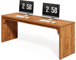Tribesigns Bureau - Computerbureau - Computer Tafel - Bureautafel - 180 x 59 x 75 cm - Bruin