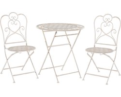 TRIESTE - Bistroset voor 2 - Lichtbeige - IJzer
