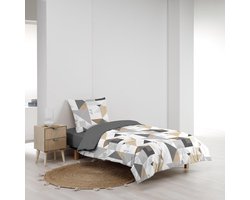 Trigone Beddengoedset - Bedrukt microvezel, zacht en Oeko-Tex gecertificeerd_