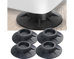 Trillingsdempers Wasmachine - 4 Stuks - Wasmachine dempers - Extra Dik - Universeel voor Wasmachine en Droger - Geluidsdempers - Trillingsdempers - Anti Trillingsmat - Wasmachine Verhoger